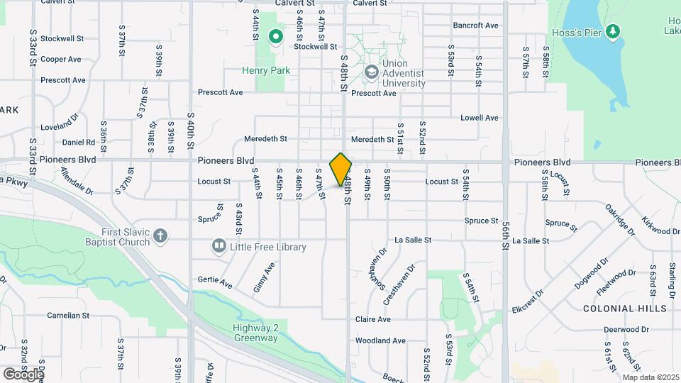 4747 Linden St Map and Location Details