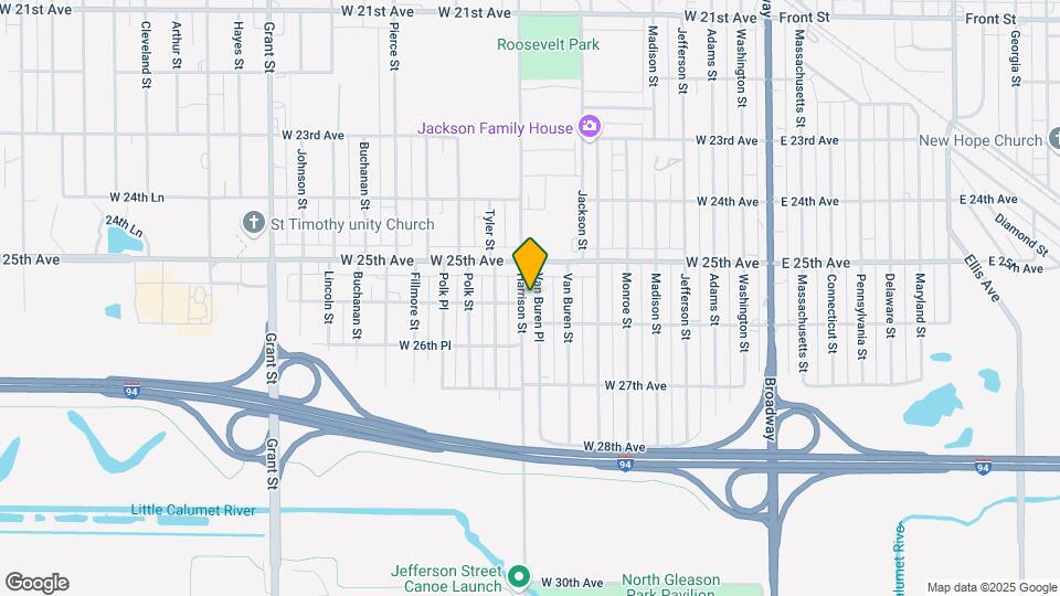 2561 Harrison St Map and Location Details