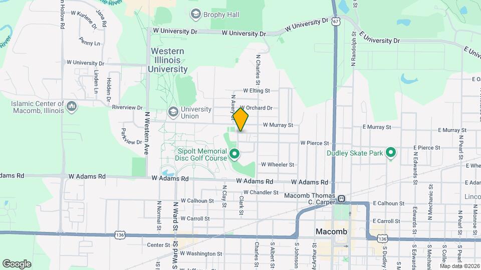 615 N Avery St Map and Location Details