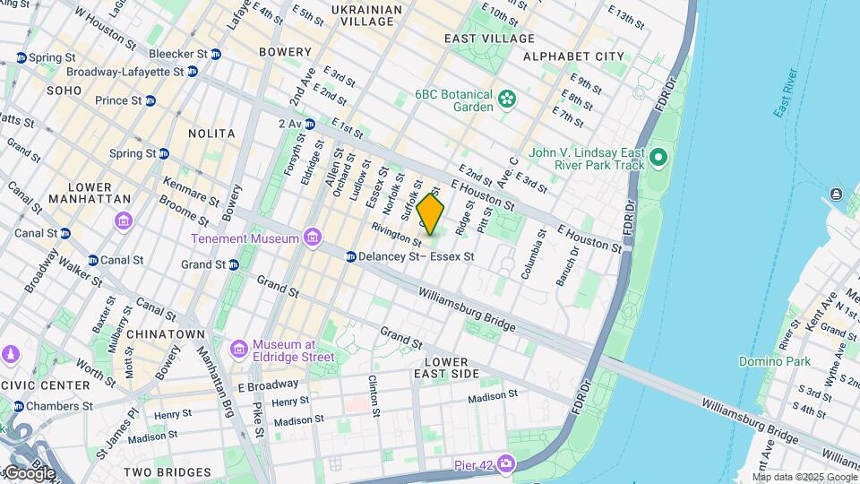 174 Rivington St Map and Location Details