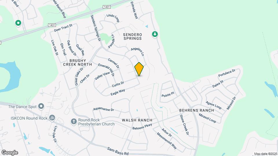 5501 Sendero Springs Dr Map and Location Details