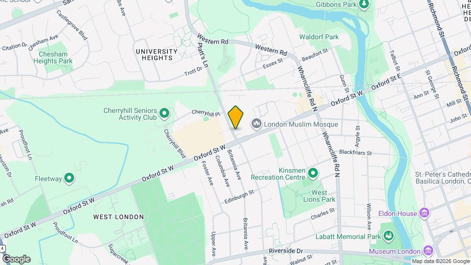 217 Platt's Ln Map and Location Details