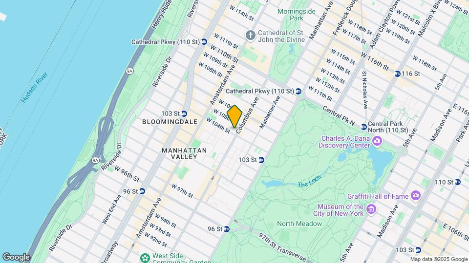 103-109 W 104th St Map and Location Details