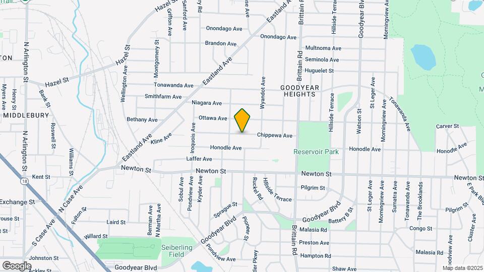 1362 Chippewa Ave Map and Location Details