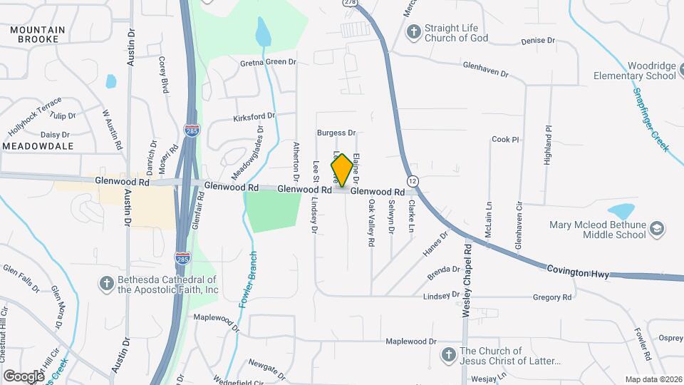 4803 Glenwood Rd Map and Location Details