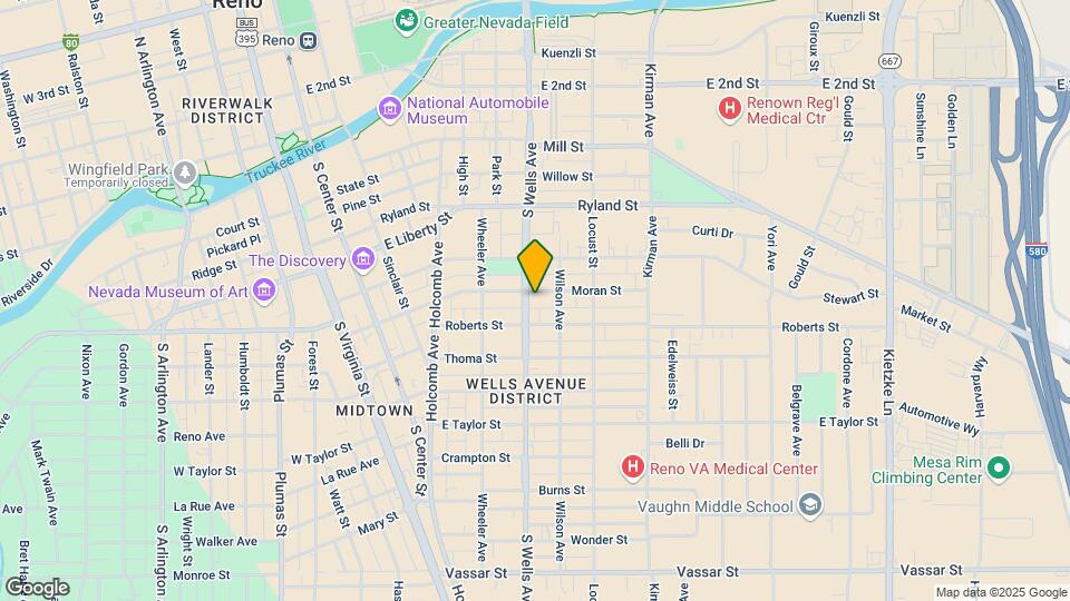 550 S Wells Ave Map and Location Details