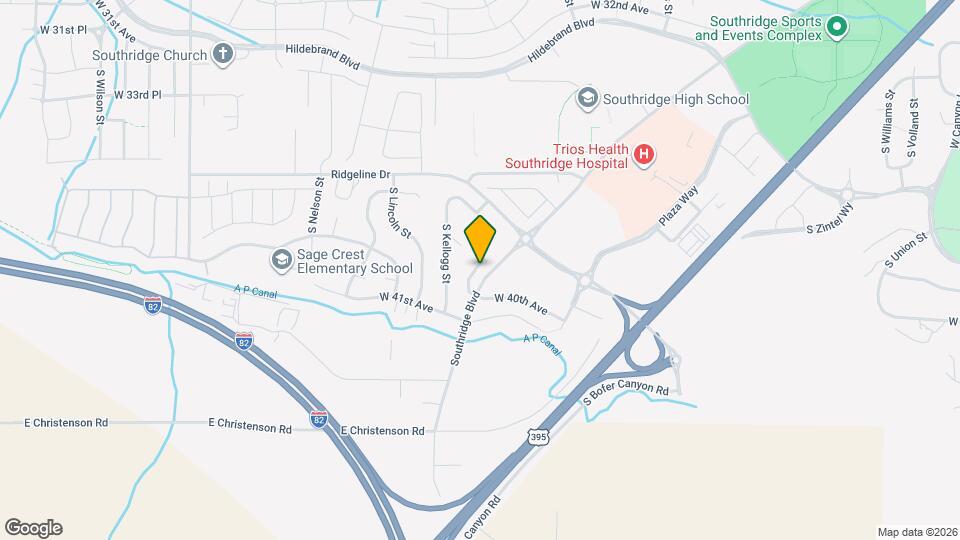 5846 W 40th Ct Map and Location Details