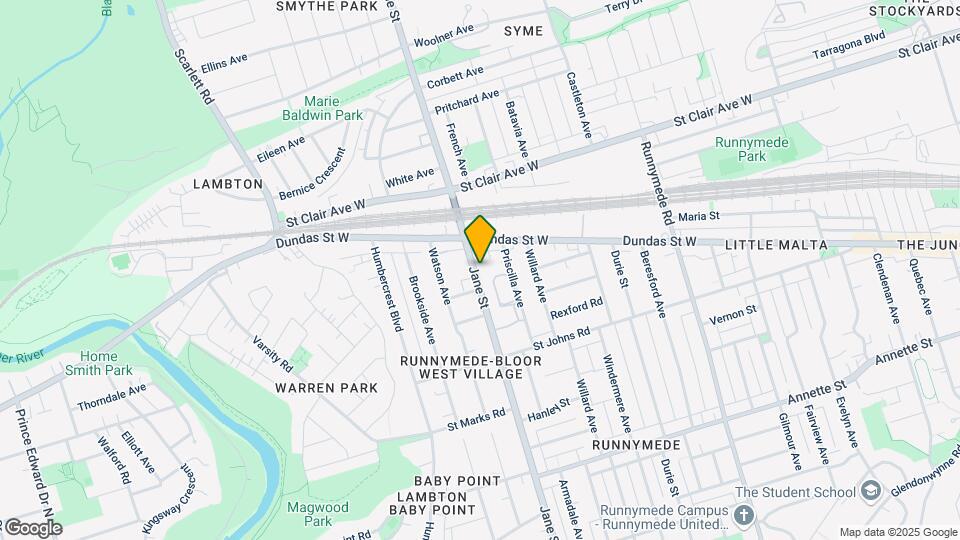591 Jane St Map and Location Details