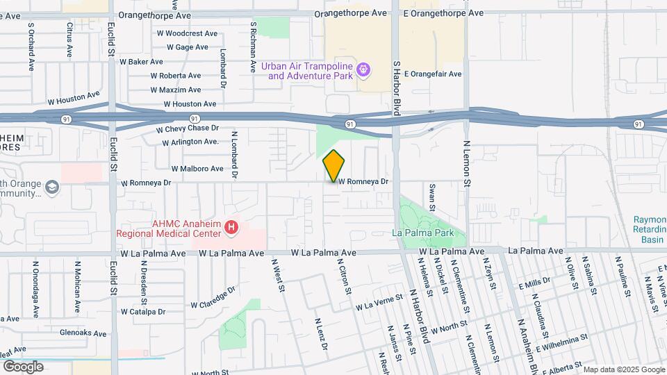 724 W Romneya Dr Map and Location Details