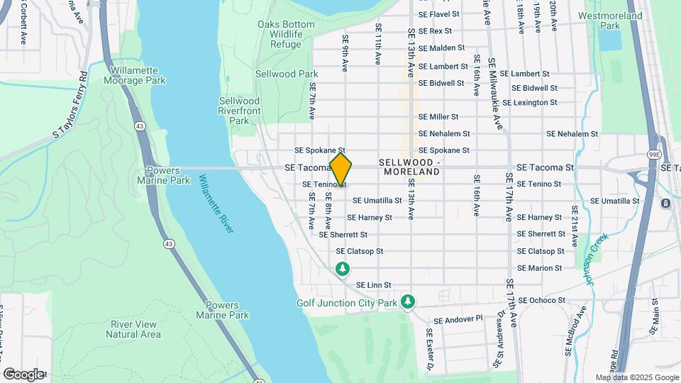 8219 SE 9th Ave-Unit -#B Map and Location Details