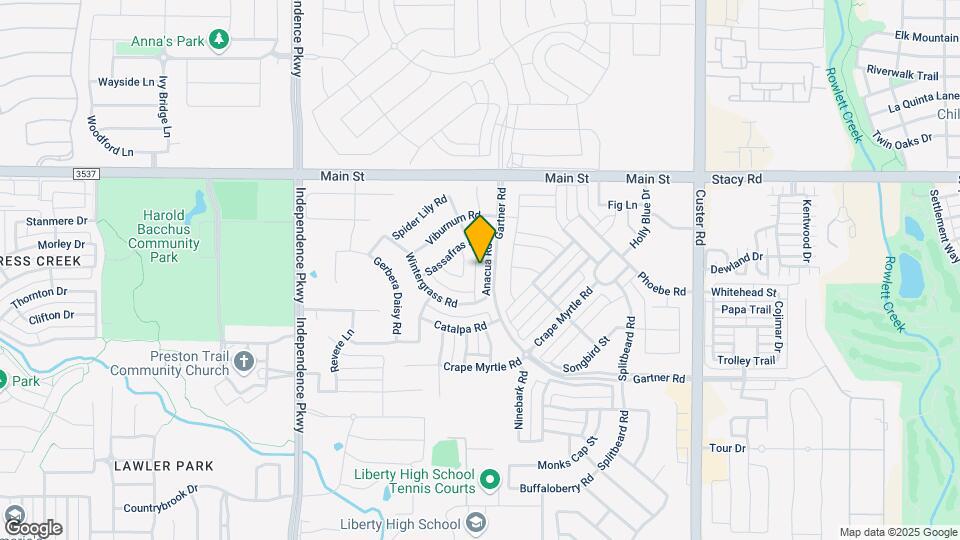 8669 Anacua Rd Map and Location Details