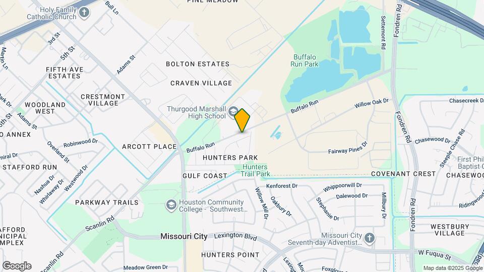 1418 Hunters Park Dr Map and Location Details