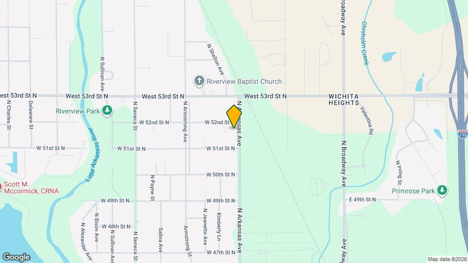 5241 N Arkansas Ave Map and Location Details