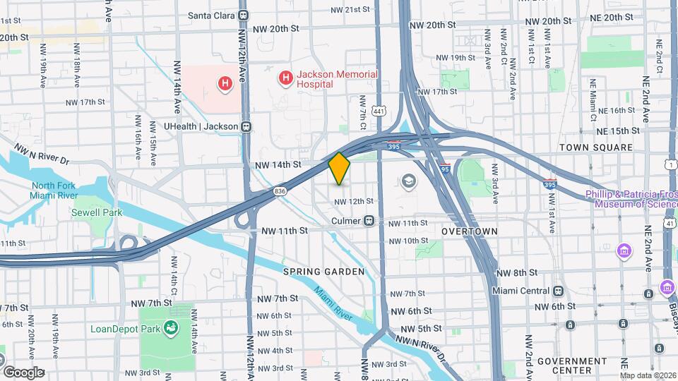 1230 NW 8th Ct Map and Location Details