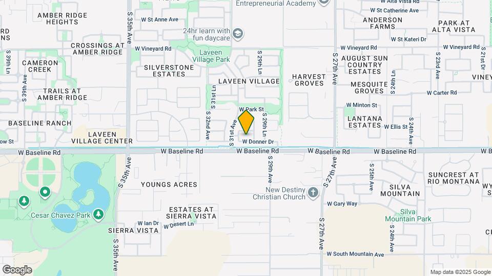 3014 W Donner Dr Map and Location Details