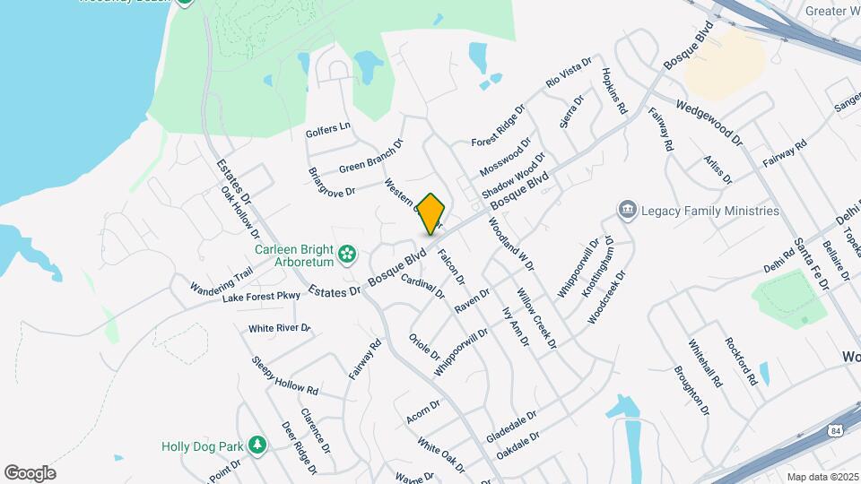 8507 Bosque Blvd Map and Location Details