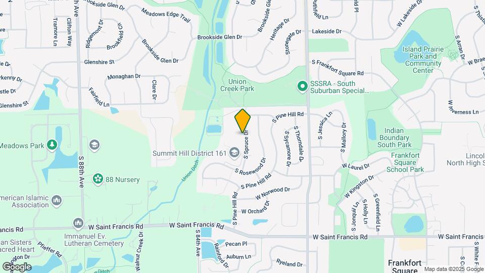 19962 S Spruce Dr Map and Location Details