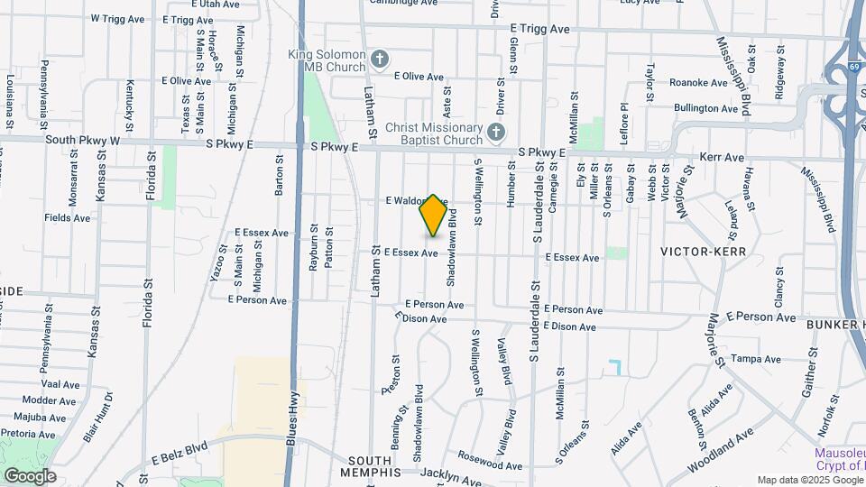 1590 Cameron St Map and Location Details