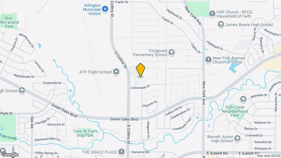 5420 Creekridge Dr Map and Location Details