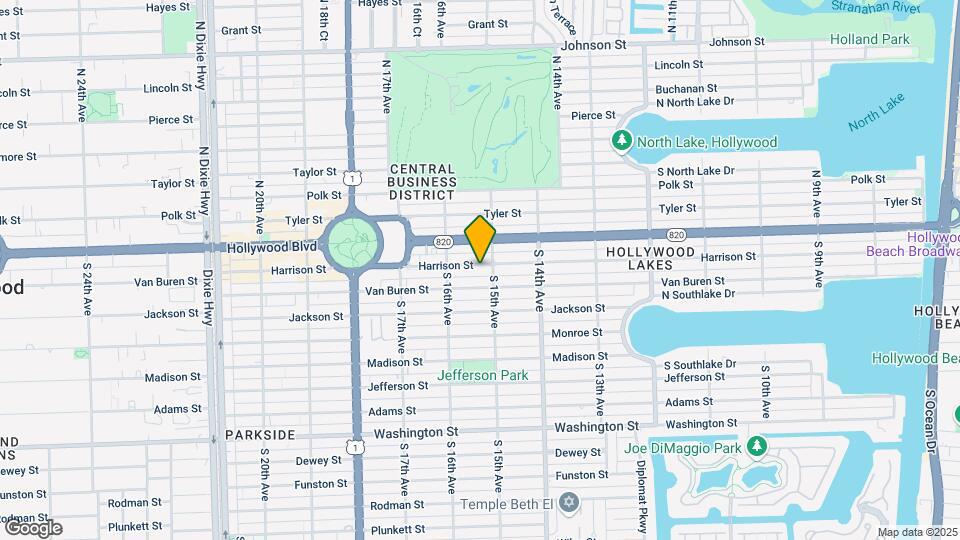 1512 Harrison St Map and Location Details