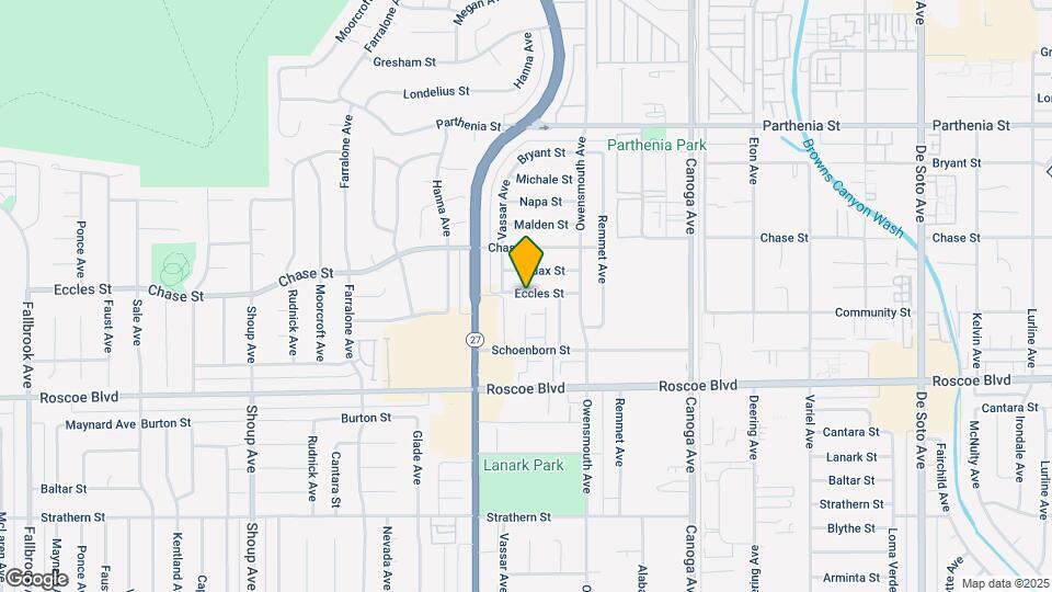 21828 Eccles St Map and Location Details