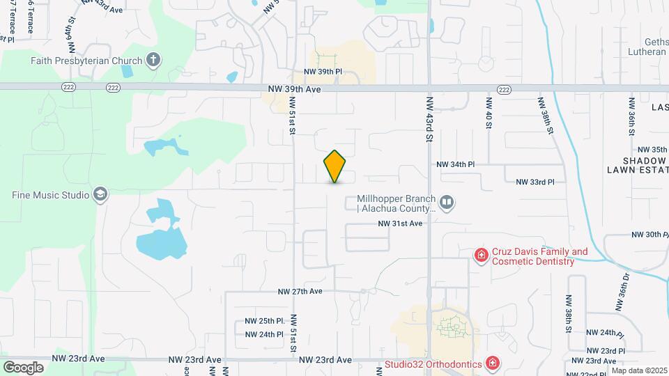 4821 NW 33rd Pl Map and Location Details