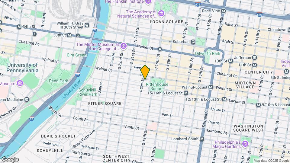 202 W Rittenhouse Square Map and Location Details