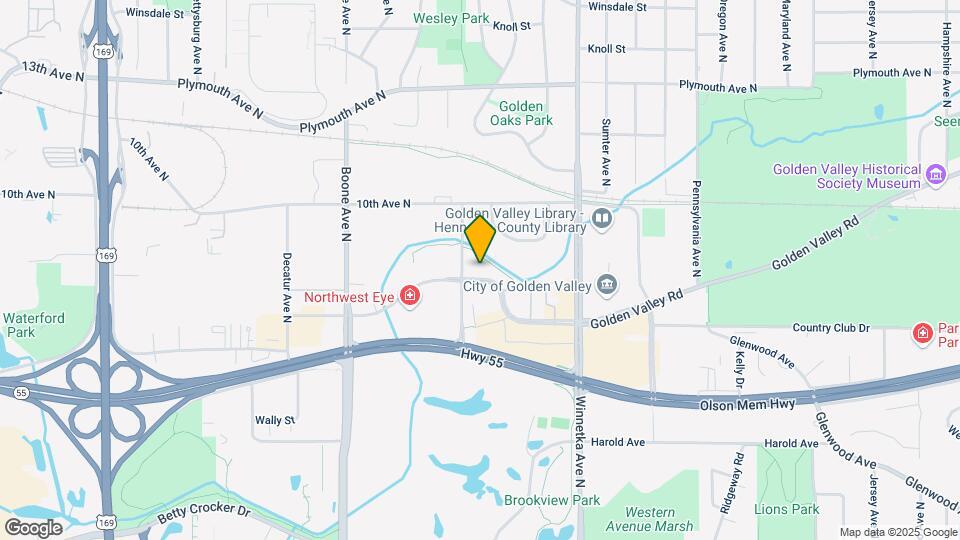 8220 Golden Valley Rd Map and Location Details