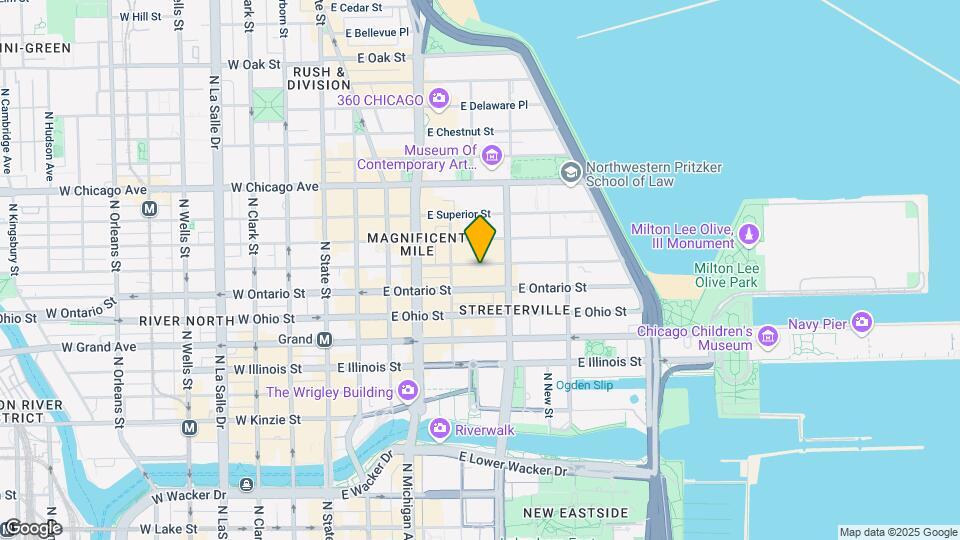 233 E Erie St, Unit 1504 Map and Location Details