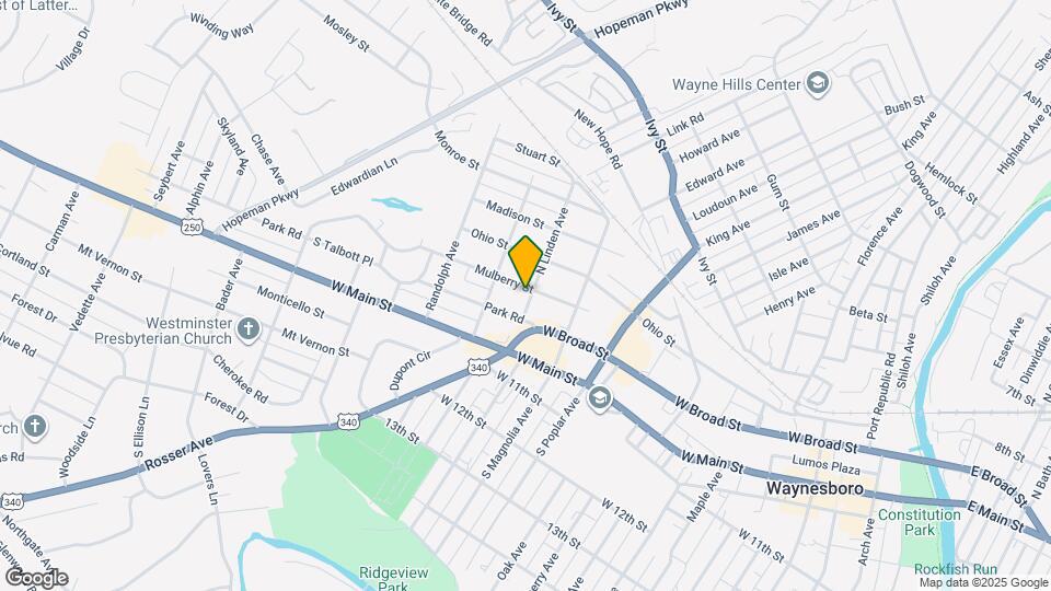 1500 Mulberry St Mapa y Detalles de la Ubicación