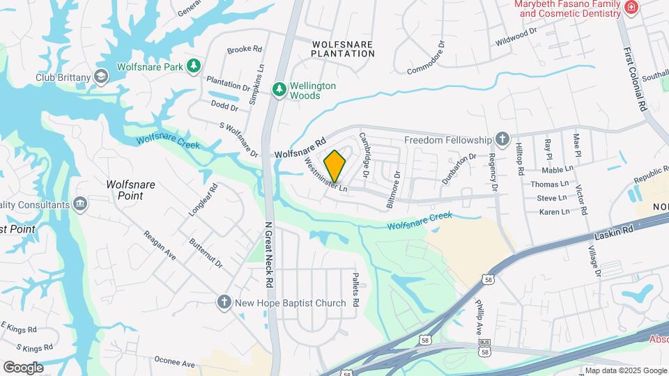 869 Westminster Ln Map and Location Details