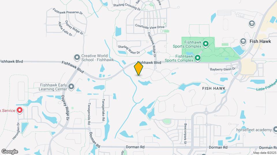 5864 Fishhawk Ridge Dr Map and Location Details