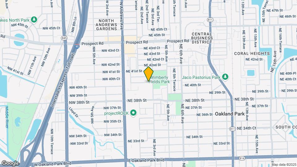 250 NE 40th St Map and Location Details