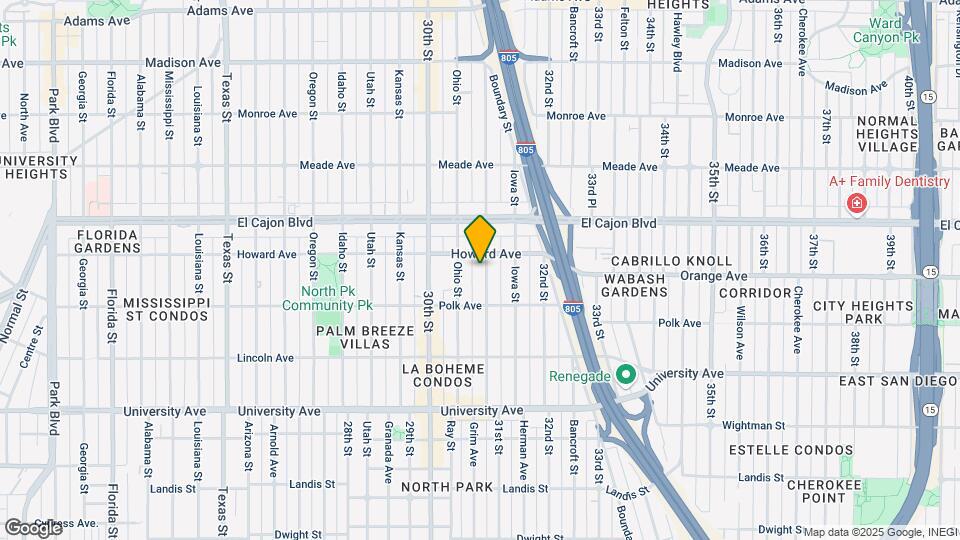 4168 Illinois St Mapa y Detalles de la Ubicación