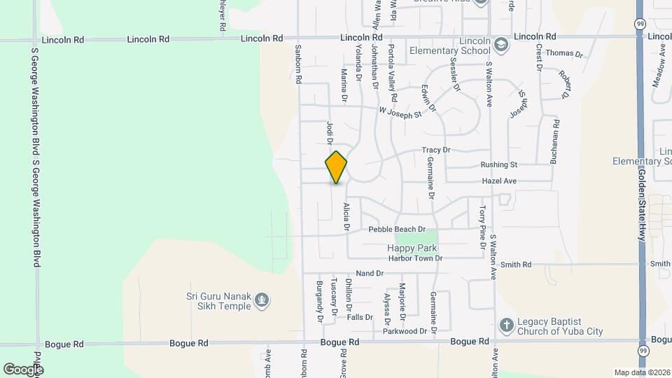 1486 Jodi Dr Map and Location Details