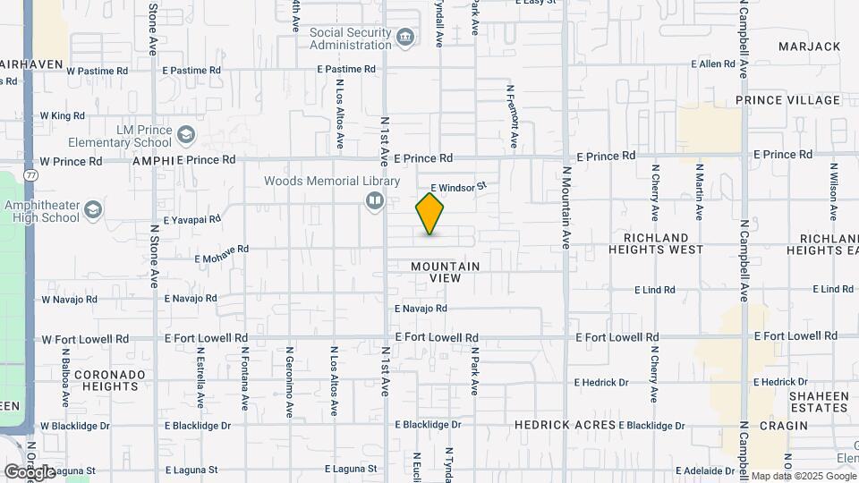 826-828 E Holaway Dr Map and Location Details