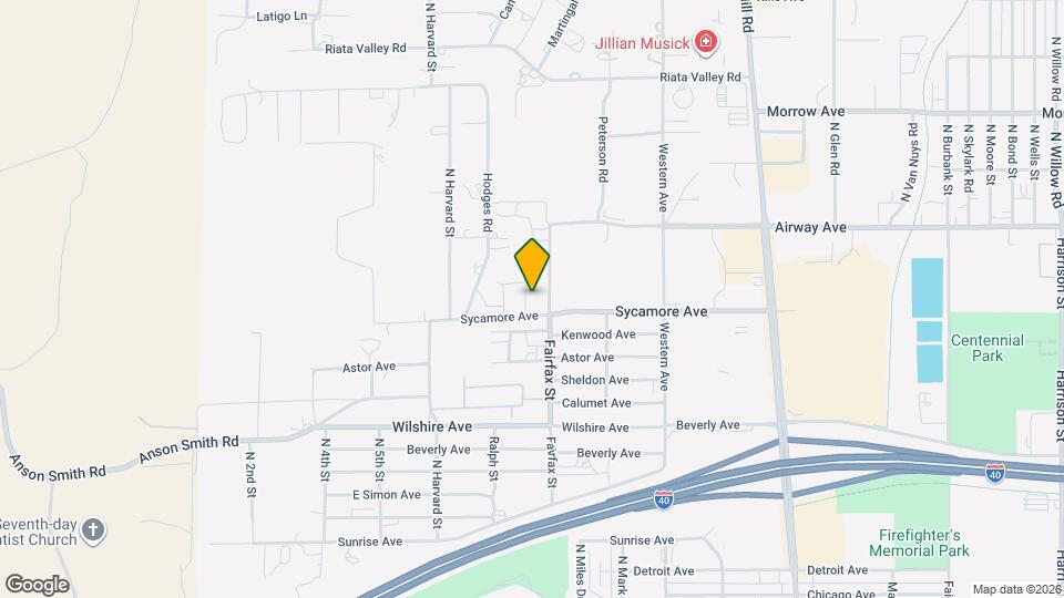 3418 Mulberry Ln Map and Location Details