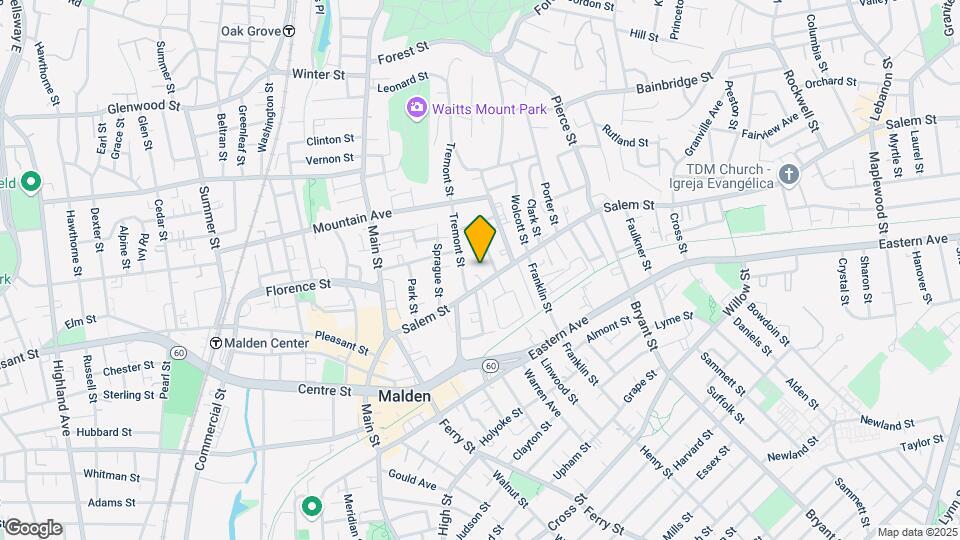 128 Salem St Mapa y Detalles de la Ubicación
