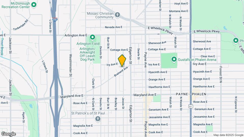 Brainerd Ave Duplex Map and Location Details