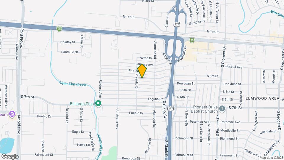 5249 Encino Rd Map and Location Details