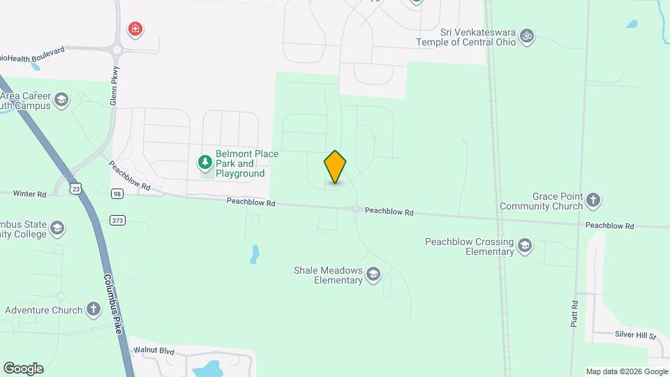 M/I Homes Winterbrooke Place Map and Location Details