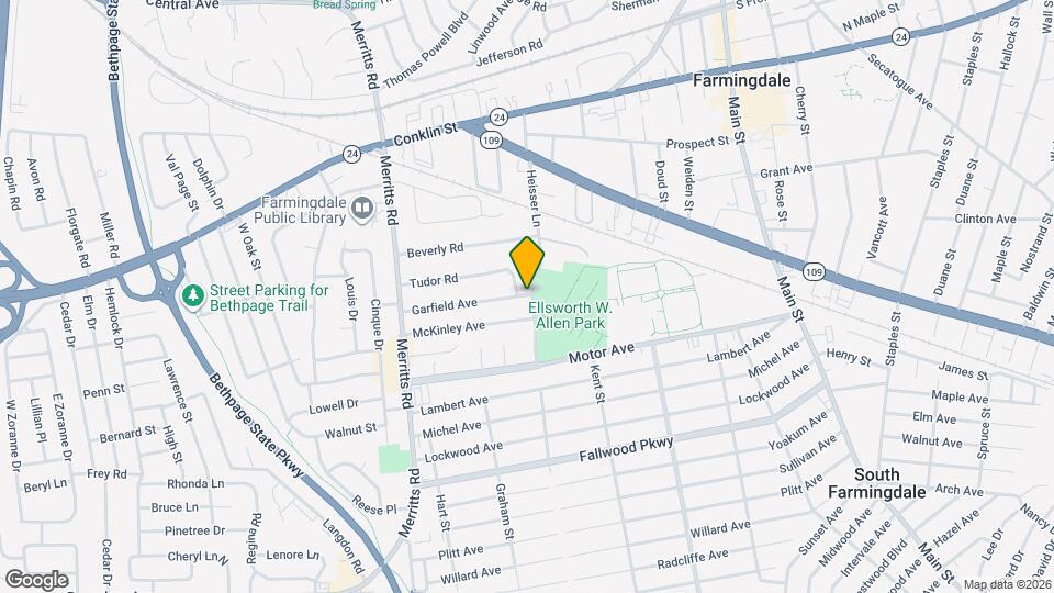 93 Garfield Ave Map and Location Details