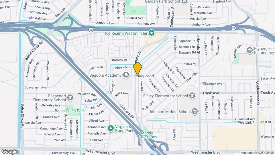 13372 Springdale St Map and Location Details