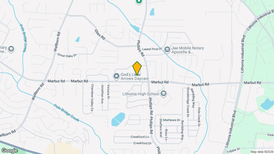 2070 Corners Cir Mapa y Detalles de la Ubicación