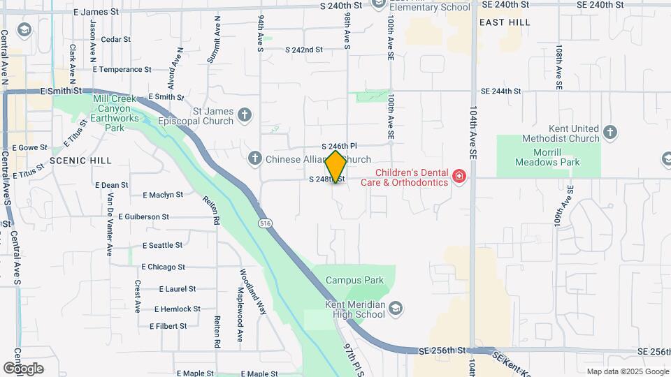 Kentbrook Apartments Map and Location Details