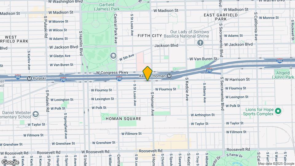 3413 W Harrison St, Unit 1 Map and Location Details