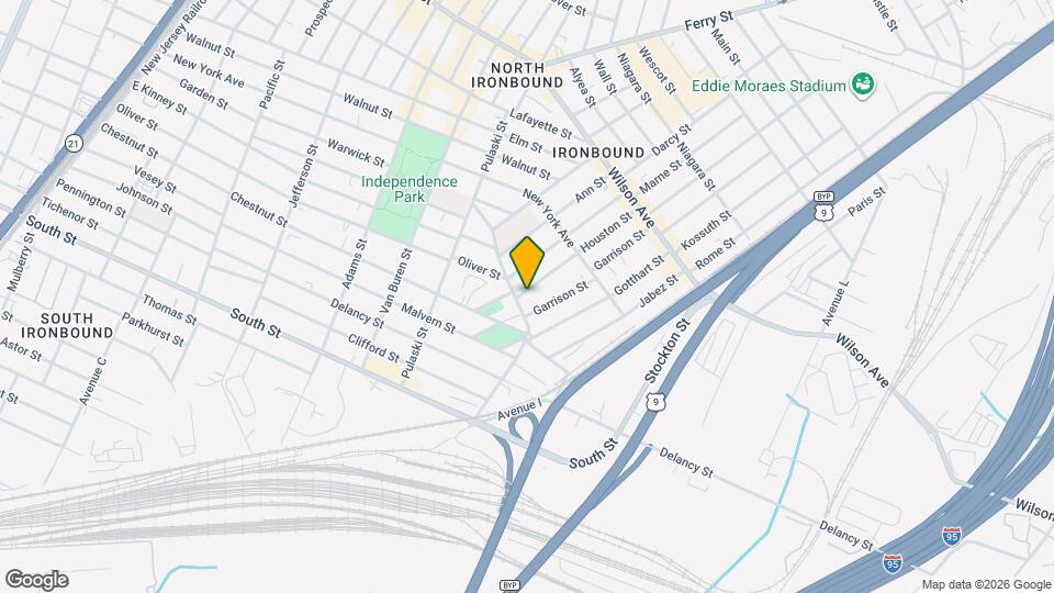 9 Houston St, Unit 1 Map and Location Details