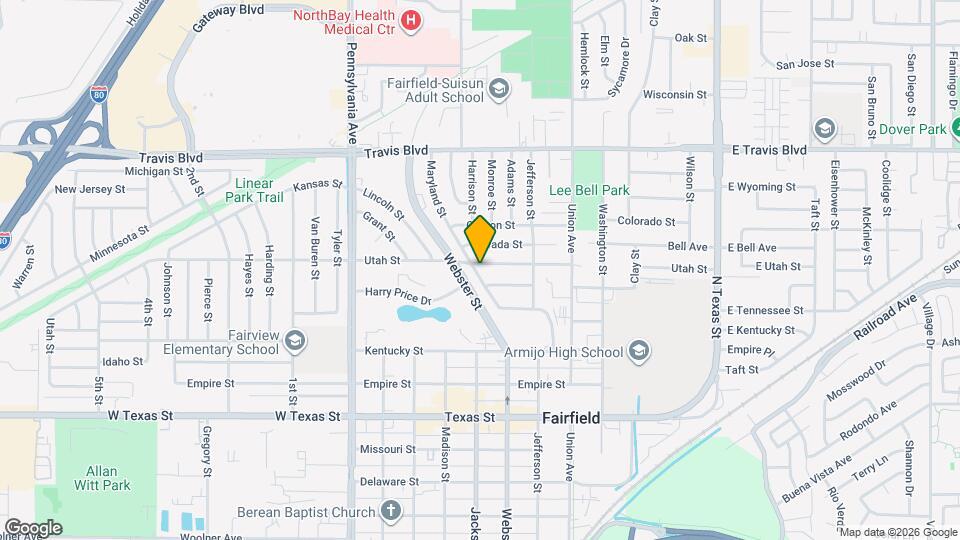 733 Utah St Map and Location Details