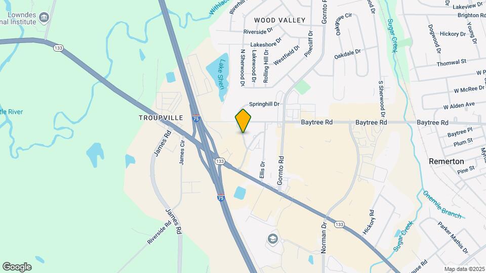 1711 Springhill Dr Map and Location Details