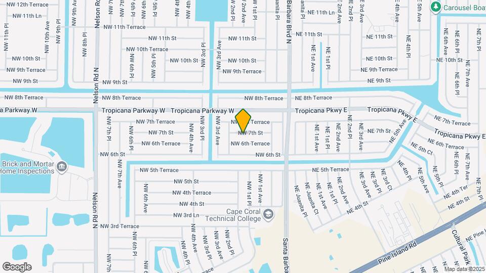 128 NW 7th St Map and Location Details